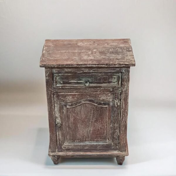Reclaimed Rustic Nightstand With Drawer