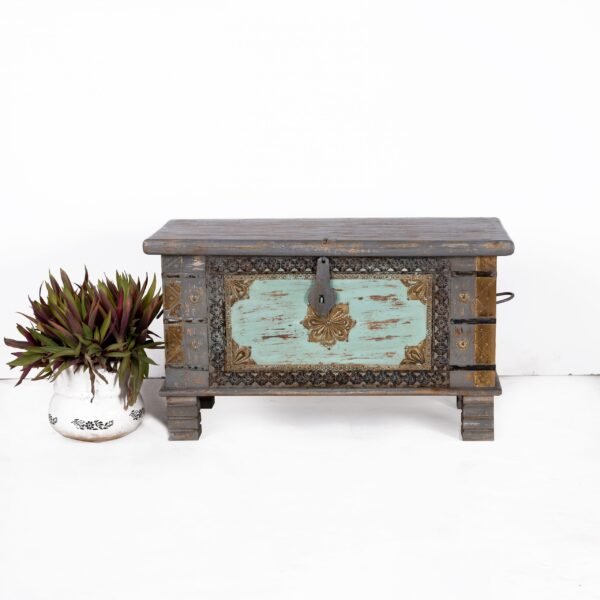 Traditional Pitara Grey Coffee Table
