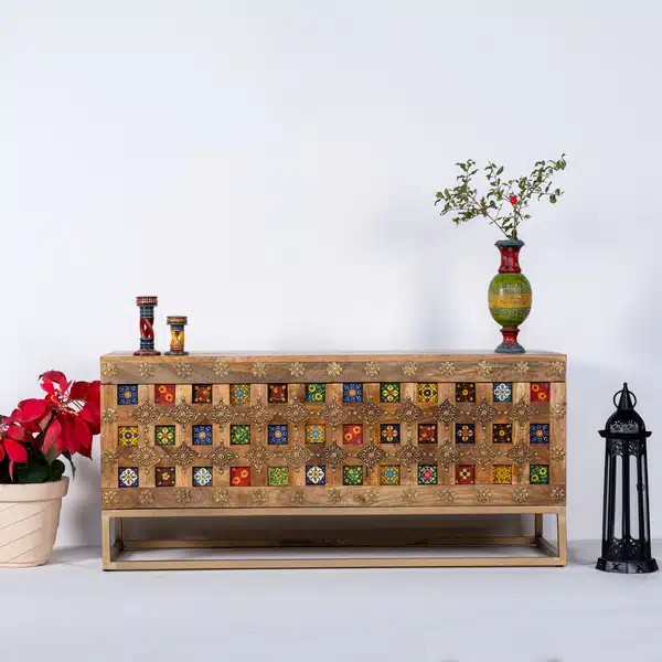 Traditional Tile Pitara Coffee Table