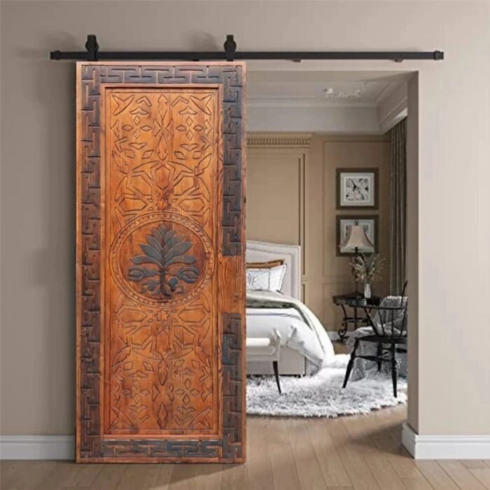 Hand Carved Traditional Berber Door