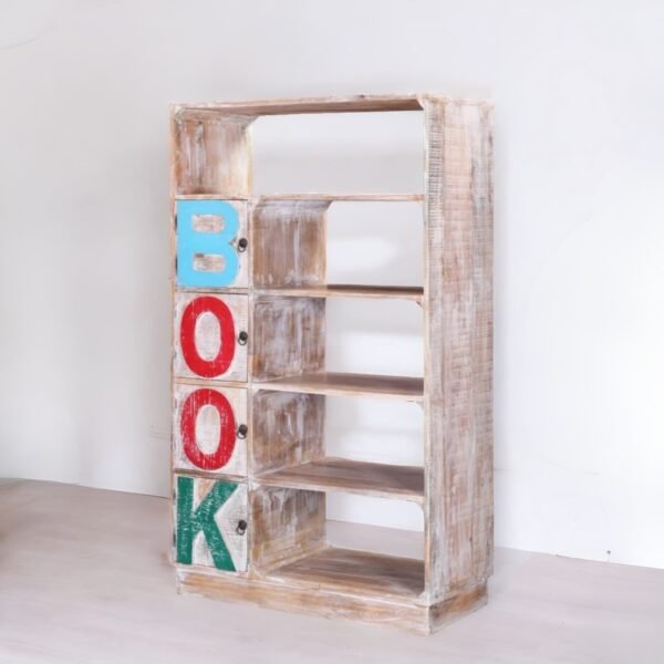 Reclaimed Alphabet Bookshelves