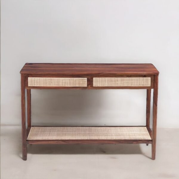 Rattan Classic Console Table
